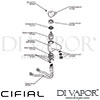 Cifial 32406SF U Adele Large Mono Basin Mixer Tap Dimension